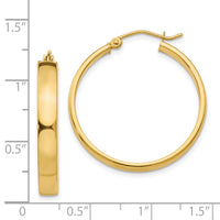 14k Polished Hoop Earring-TA241
