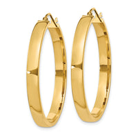 14k Polished Hoop Earring-TA242