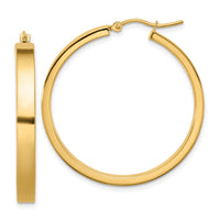 14k Polished Hoop Earring-TA242