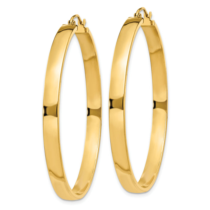 14k Polished Hoop Earring-TA243