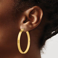 14k Polished Hoop Earring-TA243