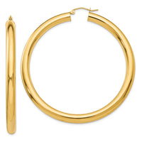 14k Polished 5mm Lightweight Hoop Earrings-TC194L