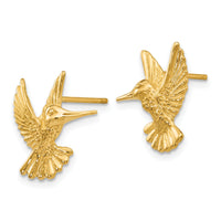 14k Hummingbird Post Earrings-TC625