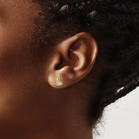 14K Lighthouse Post Earrings-TE793