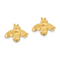 14K D/C Bee Post Earrings-TF1551