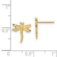 14K Dragonfly Post Earrings-TF1567