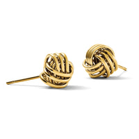 14k Polished Triple Knot Post Earrings-TF411