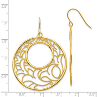 14K Circle Earrings-TH609