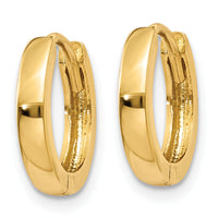 14k 1.8mm Round Hinged Hoop Earrings-TL153