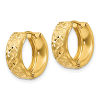 14k 5mm Hinged Hoop Earrings-TL179