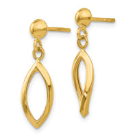 14k Post Dangle Earrings-TL899