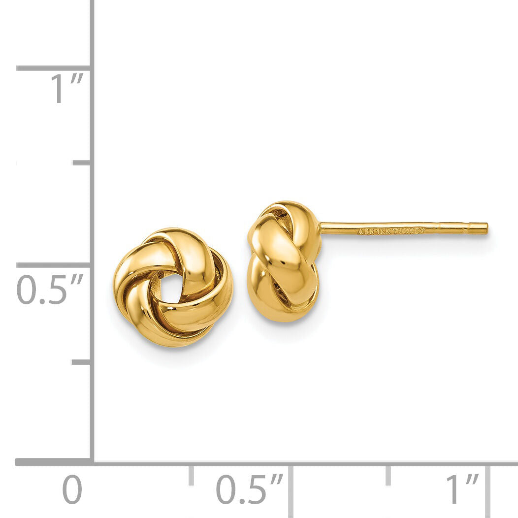 14k Knot Post Earrings-TL942
