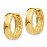 14k Round Hinged Hoop Earrings-TM609