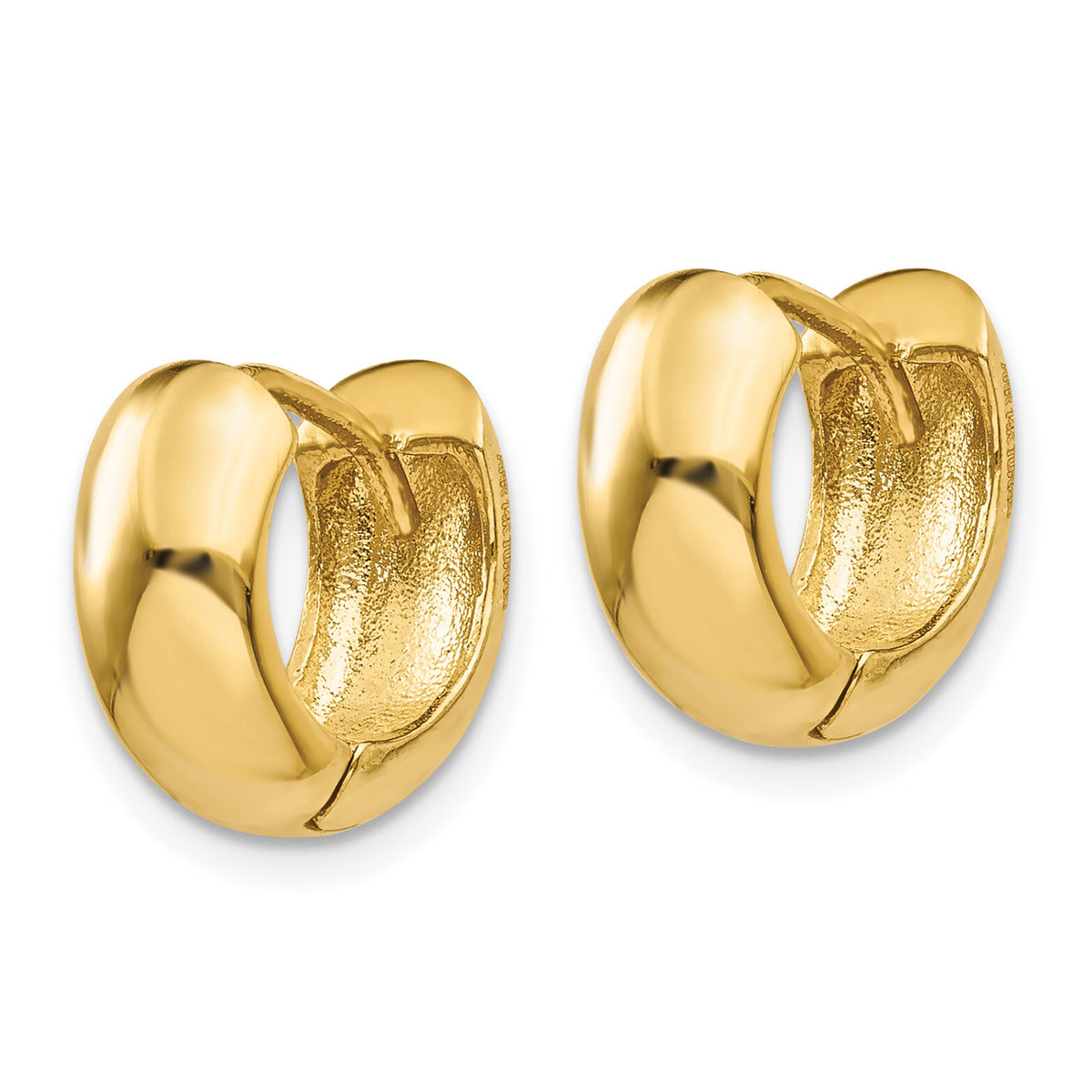 14K Hinged Hoop Earrings-TM613