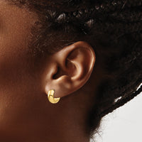 14K Hinged Hoop Earrings-TM613