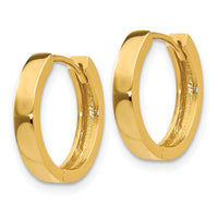 14k Round Hinged Hoop Earrings-TM624
