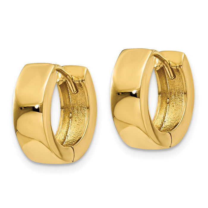 14K Hinged Hoop Earrings-TM632