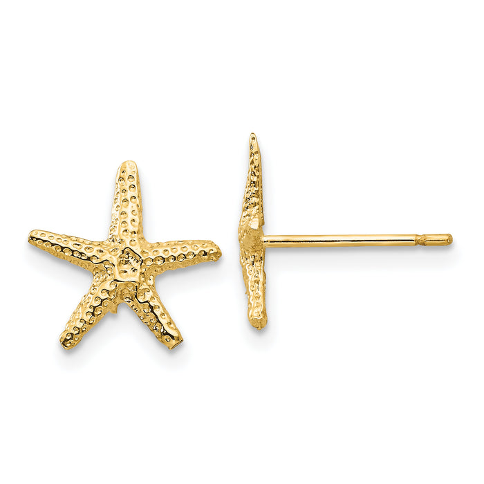 14k Starfish Post Earrings-TM766