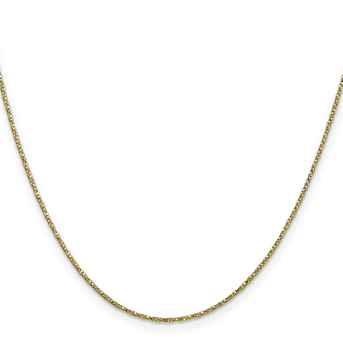 14k .95mm Twisted Box Chain-TSB045-18
