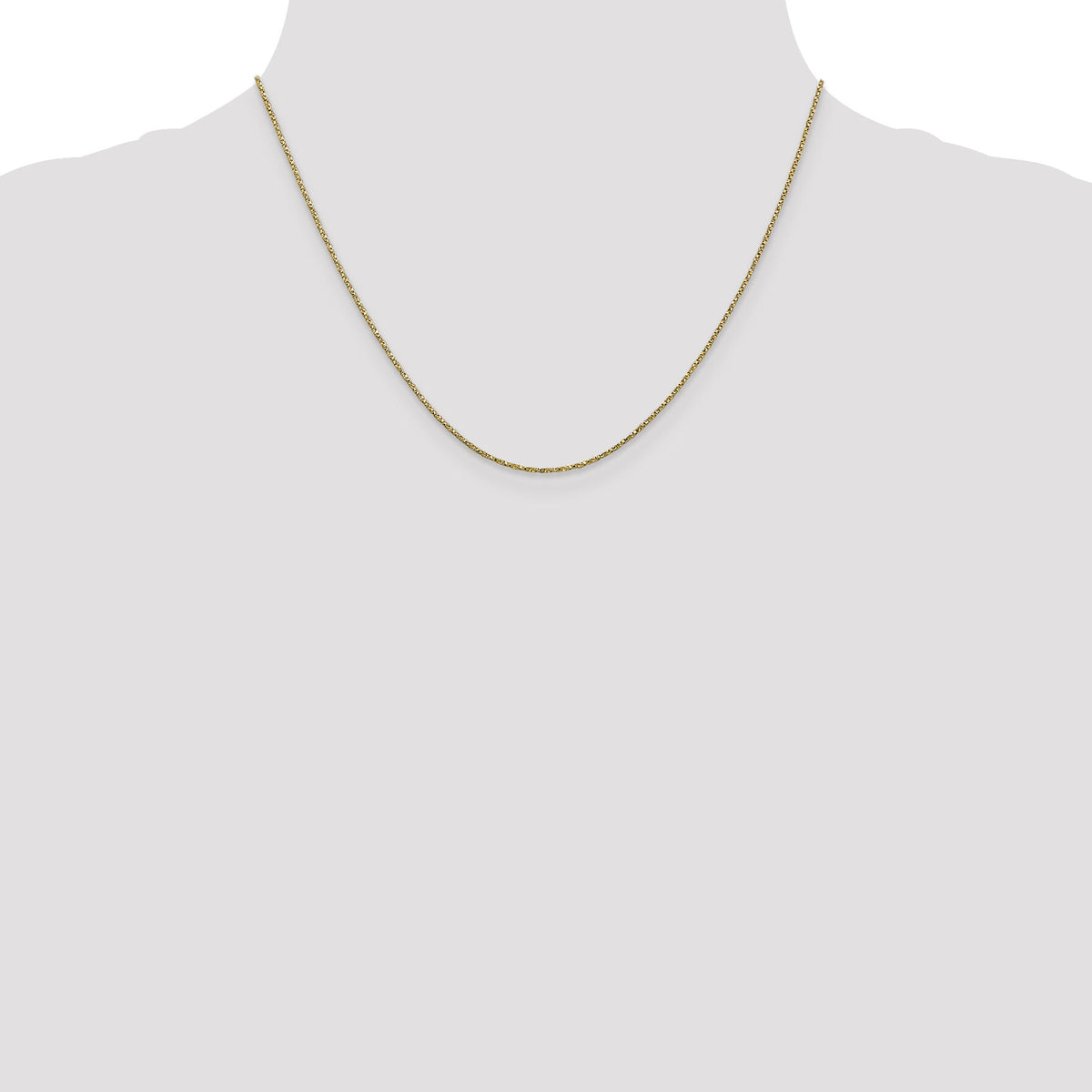 14k .95mm Twisted Box Chain-TSB045-18