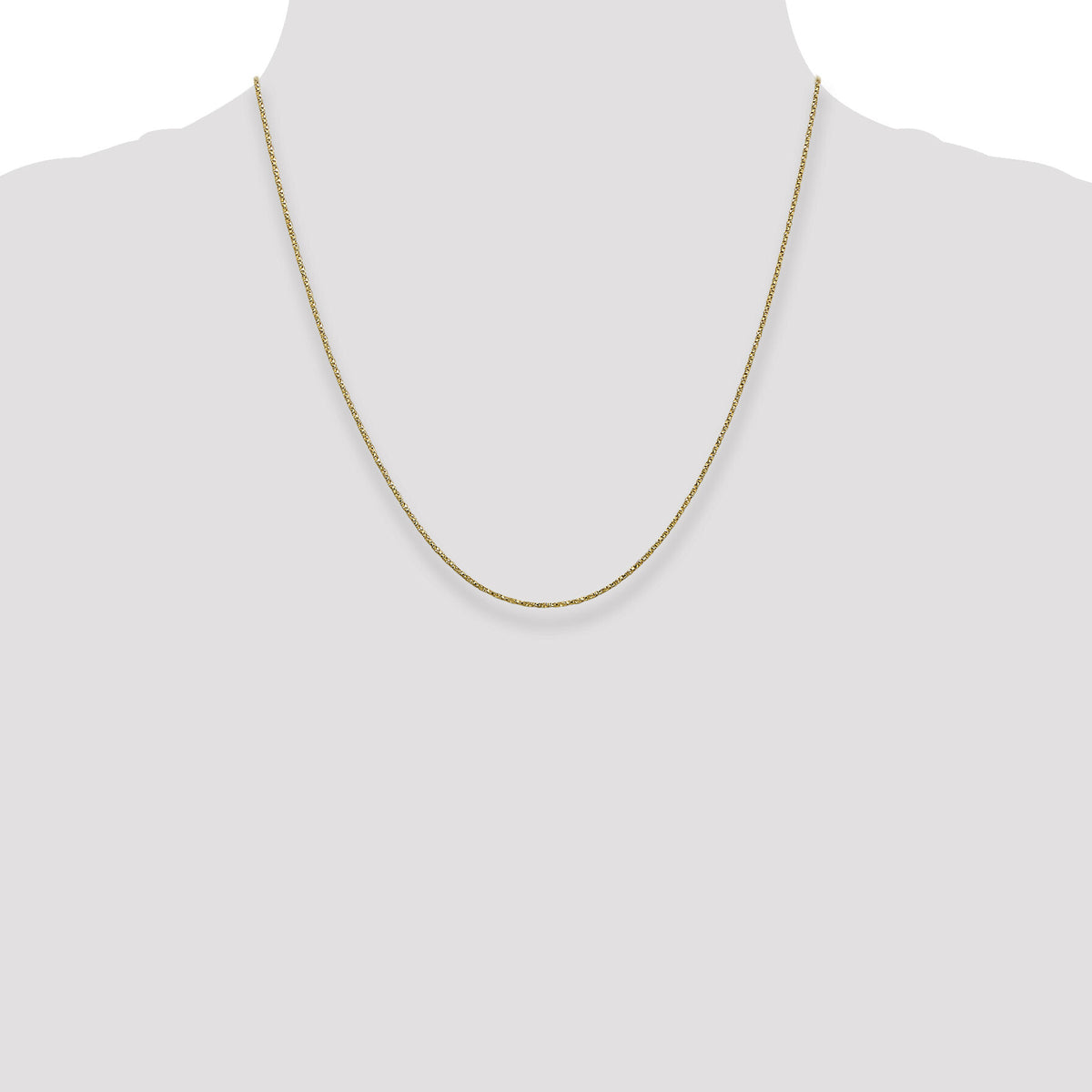 14k .95mm Twisted Box Chain-TSB045-20