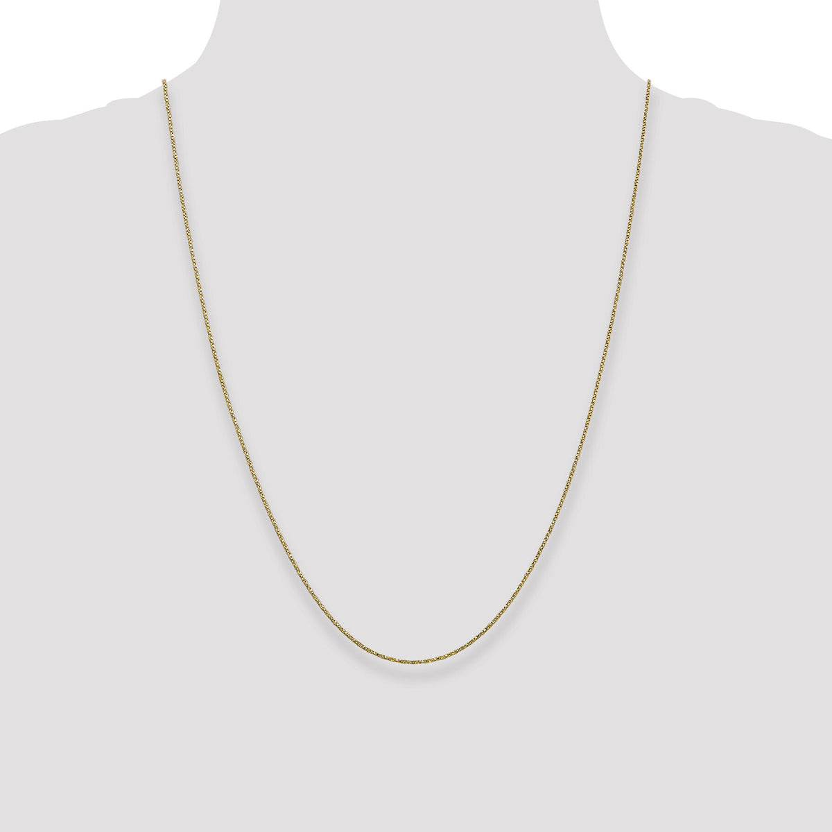 14k .95mm Twisted Box Chain-TSB045-24