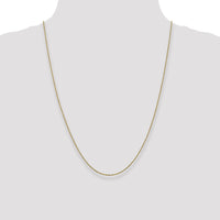 14k .95mm Twisted Box Chain-TSB045-24