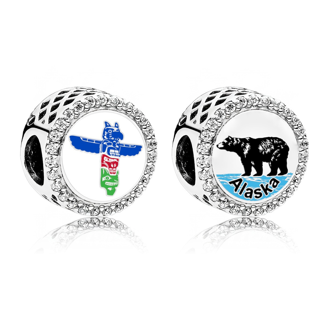 TOTEM  & BEAR PANDORA CHARM