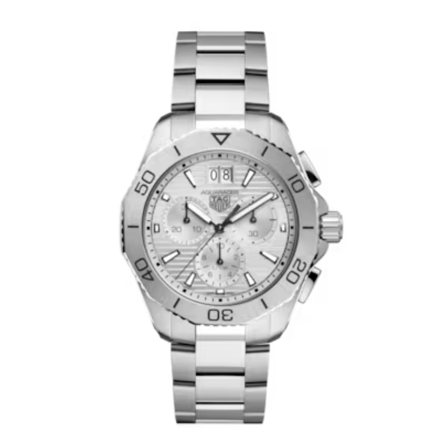 Tag heuer aquaracer 2025 quartz white dial