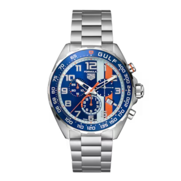 TAG HEUER FORMULA 1 GULF QUARTZ CHRONOGRAPH REF: CAZ101AT.BA0842