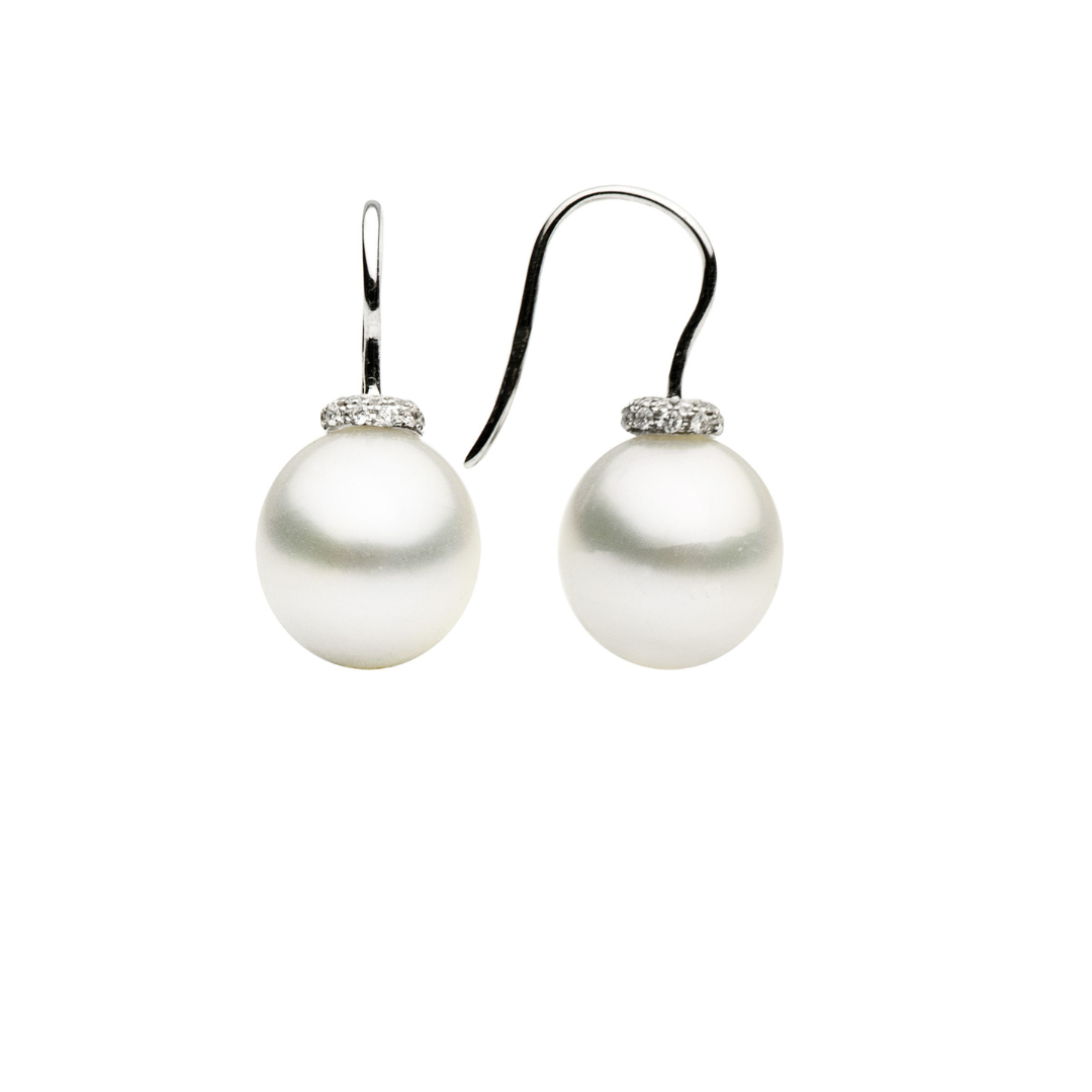 PEARL & DIAMOND EARRINGS