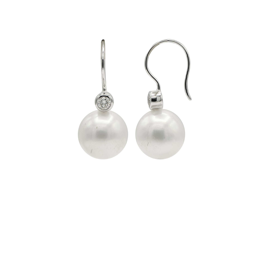 PEARL & DIAMOND EARRINGS