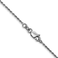 14k WG 1.15mm D/C Machine-made Rope Chain-W010-16