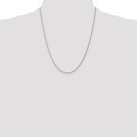 14k WG 1.15mm D/C Machine-made Rope Chain-W010-22