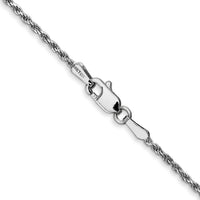 14k WG 1.30mm D/C Machine-made Rope Chain-W012-14