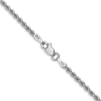 14k WG 2.25mm Regular Rope Chain-W016S-20