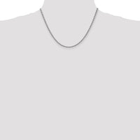14k WG 2.5mm Regular Rope Chain-W018S-18