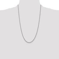14k WG 2.5mm Regular Rope Chain-W018S-26