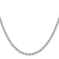 14K WG 2.75mm Regular Rope Chain-W021S-16