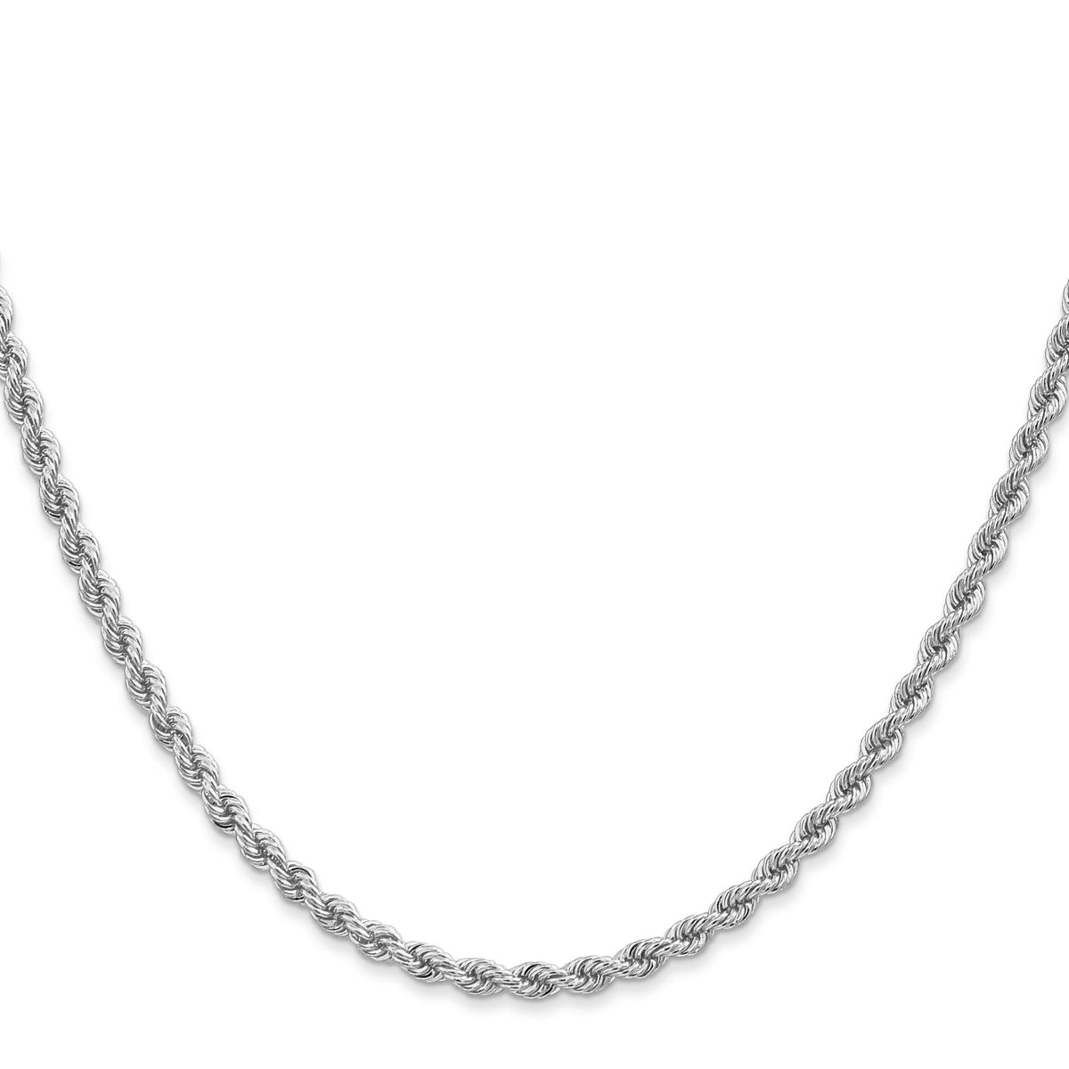 14K WG 2.75mm Regular Rope Chain-W021S-24