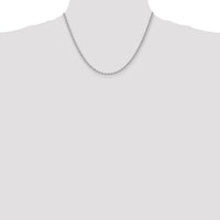 14K WG 2.75mm Regular Rope Chain-W021S-18