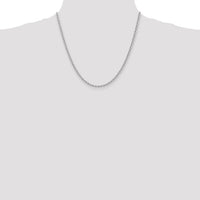 14K WG 2.75mm Regular Rope Chain-W021S-20