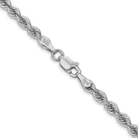14k WG 3.0mm Regular Rope Chain-W023S-30
