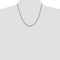 14k WG 3.0mm Regular Rope Chain-W023S-20