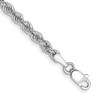 14k WG 3.0mm Regular Rope Chain-W023S-7