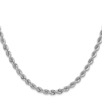 14k WG 4.0mm Regular Rope Chain-W030S-30