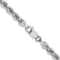 14k WG 4.0mm Regular Rope Chain-W030S-30