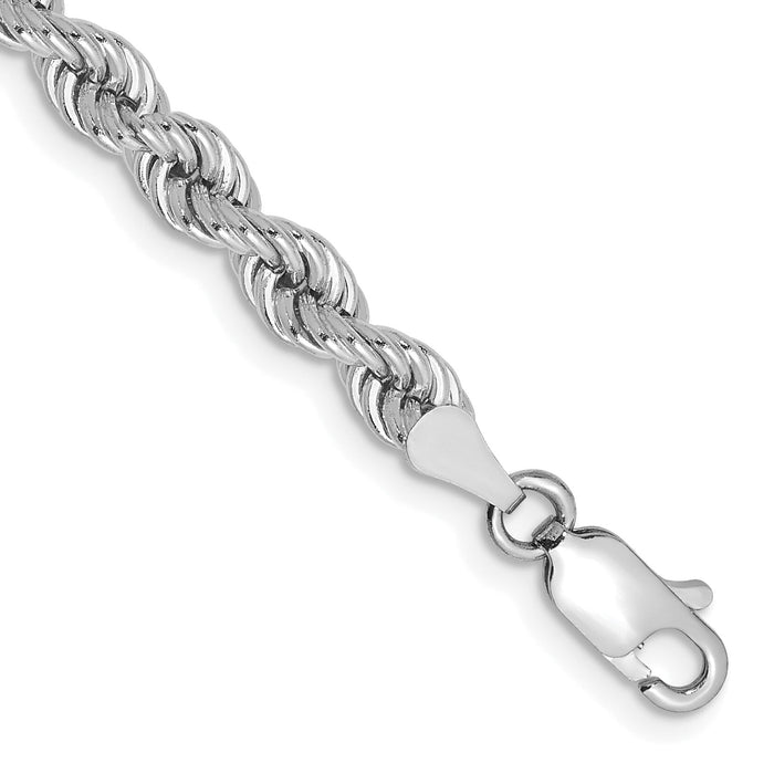14k WG 4.0mm Regular Rope Chain-W030S-7