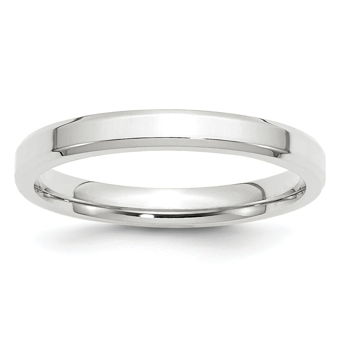 14KW 3mm Bevel Edge Comfort Fit Band-WBEC030