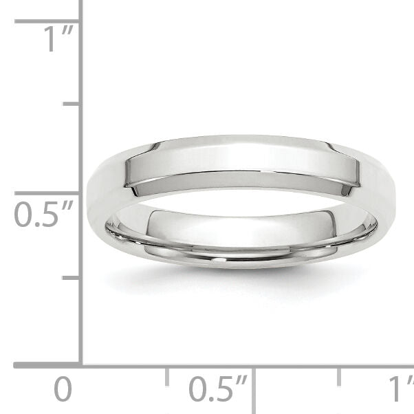 14KW 4mm Bevel Edge Comfort Fit Band-WBEC040